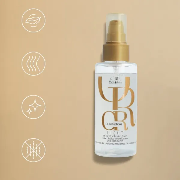 Wella Professionals Oil Reflections rozjasňujúci olej na lesk a hebkosť vlasov 100 ml
