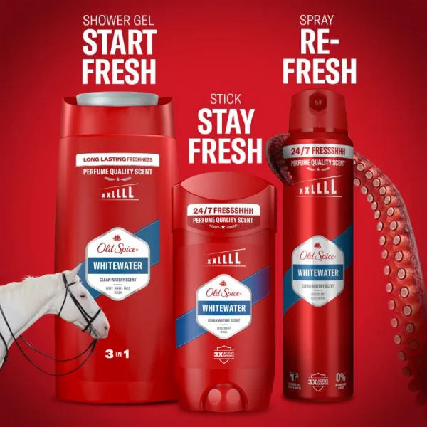 Old Spice Whitewater dezodorant v spreji pre mužov 250 ml
