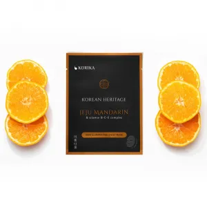 KORIKA KOREAN SKIN CARE ROUTINE SET OF 3 BRIGHTENING SHEET MASKS sada pre rozjasnenie pleti