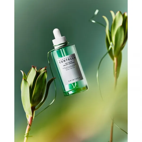 SKIN1004 Madagascar Centella Tea-Trica Relief Ampoule upokojujúce pleťové sérum pre problematickú pleť, akné 100 ml