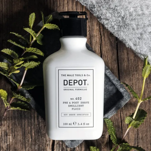 DEPOT 400 SHAVE SPECIFICS NO. 402 PRE & POST SHAVE EMOLLIENT FLUID balzam po holení 100 ml