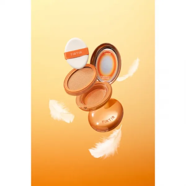 TIRTIR Mask Fit AI Filter Cushion dlhotrvajúci make-up v hubke s matným efektom odtieň 22N Shell Beige 18 g