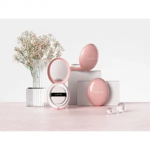 TIRTIR Mask Fit All Cover Cushion Mini matujúci make-up v hubke odtieň 17W French Vanilla 4.5 g