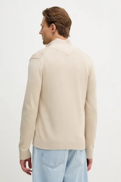 Tommy Hilfiger pánsky sveter s polovičným zipsom