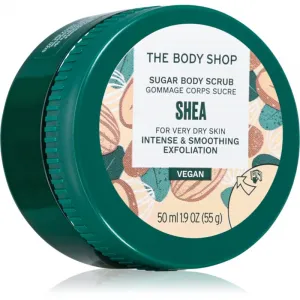 The Body Shop Shea Body Scrub cukrový telový peeling s bambuckým maslom 50 ml