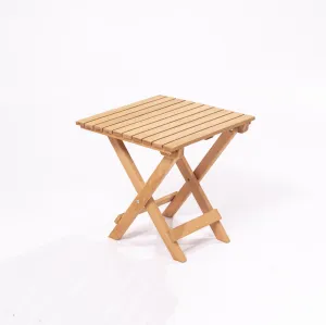 Kalune Design Sada zahradního nábytku Myne se stolem a dvěma židlemi z masivu hnědá/krémová
