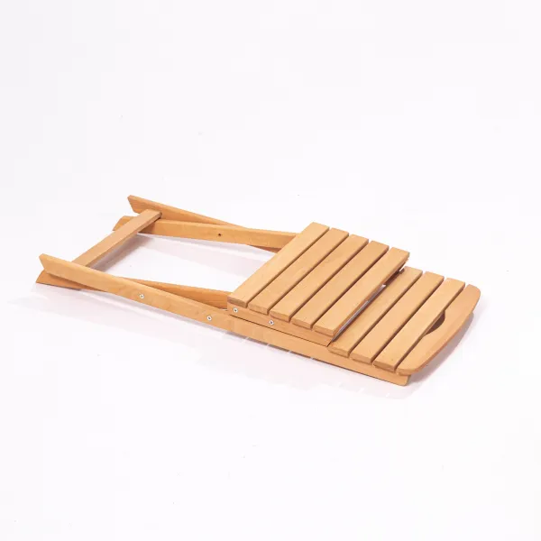 Kalune Design Skládací zahradní židle Leslie z masivu hnědá