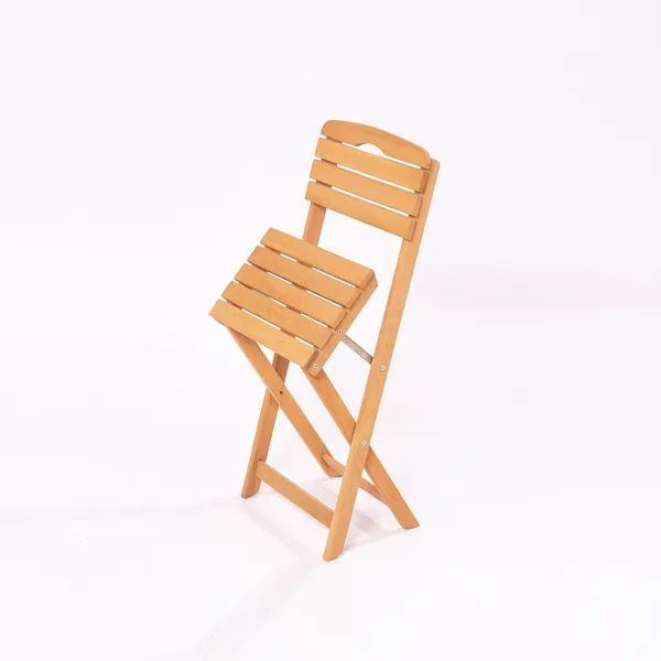 Kalune Design Skládací zahradní židle Leslie z masivu hnědá