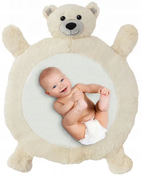 Tutumi Dětská plyšová podložka Baby Bear ecru