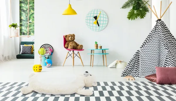 Tutumi Dětská plyšová podložka Baby Bear ecru