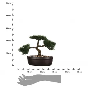 ATMOSPHERA Umelá rastlina v kvetináči BONSAI 23 cm zelená