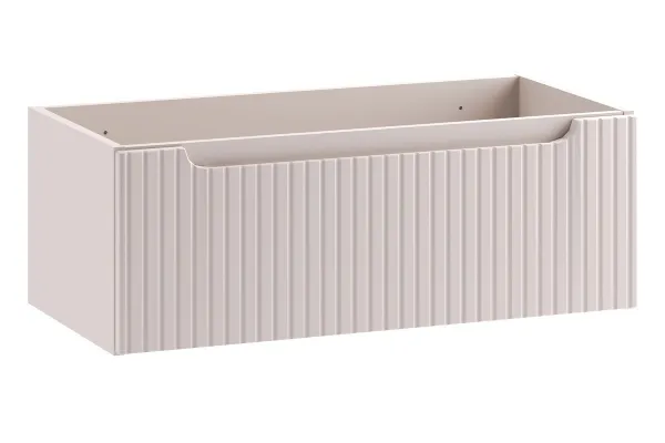 Comad Závesná skrinka Nova Cashmere Sky so zápustným umývadlom 80 cm kašmírová