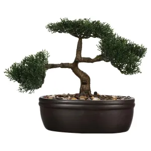 ATMOSPHERA Umelá rastlina v kvetináči BONSAI 23 cm zelená
