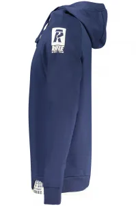 Modrá pánska mikina s kapucňou