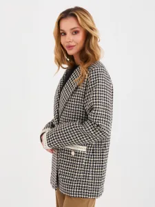 Dámsky károvaný blazer