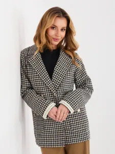 Dámsky károvaný blazer