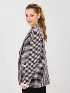 Dámsky kockovaný blazer