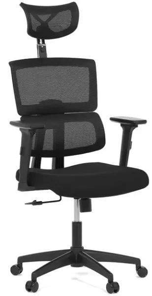 AUTRONIC Kancelárska stolička KA-B1025 BK, čierna, sieťovina