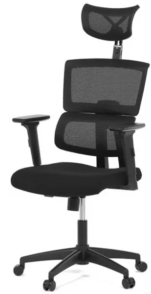 AUTRONIC Kancelárska stolička KA-B1025 BK, čierna, sieťovina