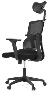 AUTRONIC Kancelárska stolička KA-B1025 BK, čierna, sieťovina