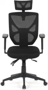 AUTRONIC Kancelárska stolička KA-Q8250 BK, čierne, asynchrónny mechanizmus