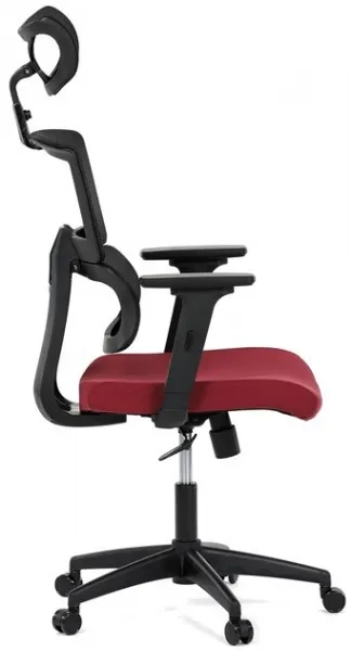 AUTRONIC Kancelárska stolička KA-B1025 BOR, červená, sieťovina