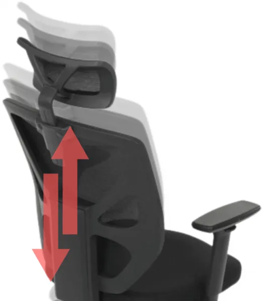 AUTRONIC Kancelárska stolička KA-Q8250 BK, čierne, asynchrónny mechanizmus