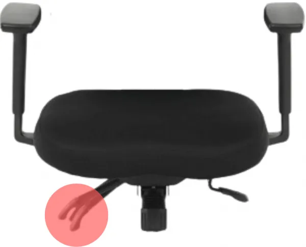 AUTRONIC Kancelárska stolička KA-Q8250 BK, čierne, asynchrónny mechanizmus