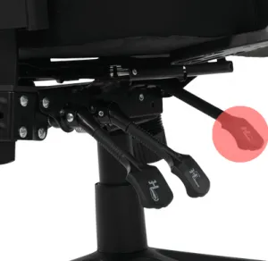 AUTRONIC Kancelárska stolička KA-Q8250 BK, čierne, asynchrónny mechanizmus