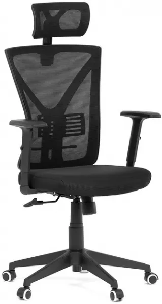 AUTRONIC Kancelárska stolička KA-Q851 BK, čierna, sieťovina