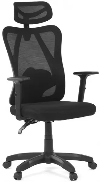 AUTRONIC Kancelárska stolička KA-R215 BK, čierna, sieťovina