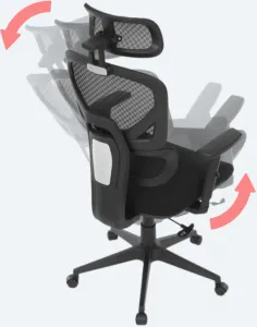 AUTRONIC Kancelárska stolička KA-Q8203 BK, čierne