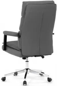 AUTRONIC Kancelárske kreslo KA-D8104 GREY, sivá ekokoža