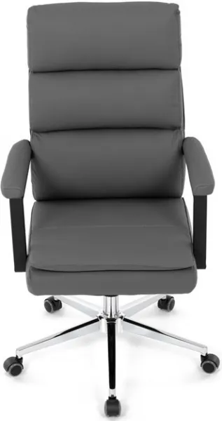 AUTRONIC Kancelárske kreslo KA-D8104 GREY, sivá ekokoža