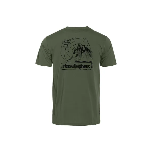 HORSEFEATHERS Technické triko Shank - thyme GREEN velikost XXL