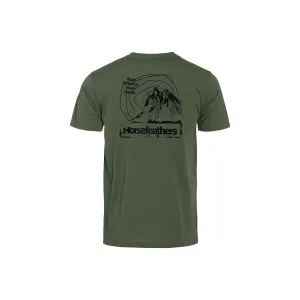 HORSEFEATHERS Technické triko Shank - thyme GREEN velikost XXL