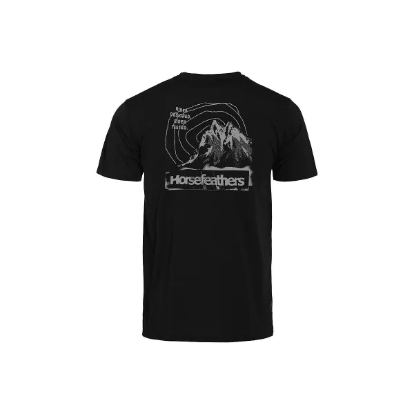 HORSEFEATHERS Technické triko Shank - black BLACK velikost M