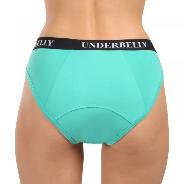 Menštruačné nohavičky Underbelly Univers zelené (UNIVERS-ZE-CE-3-MM) M