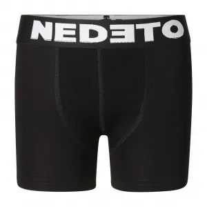 3PACK detské boxerky Nedeto čierné (3NBDC1) 4-5 let, trenky
