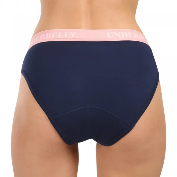Menštruačné nohavičky Underbelly Univers modré (UNIVERS-MO-RU-2-MM) M