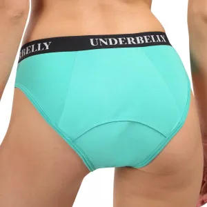 Menštruačné nohavičky Underbelly Univers zelené (UNIVERS-ZE-CE-3-MM) M