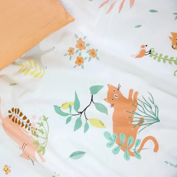 Detská bavlnená posteľná bielizeň Mačičky zn. Colombine®