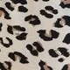 Splývavé nohavice s vysokým pružným pásom a leoparďou potlačou