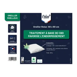 Mäkký relaxačný vankúš Technológia Relax CBD™
