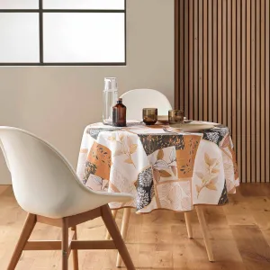 Obrus ​​s patchwork potlačou listov