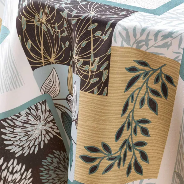 Obrus ​​s patchwork potlačou listov