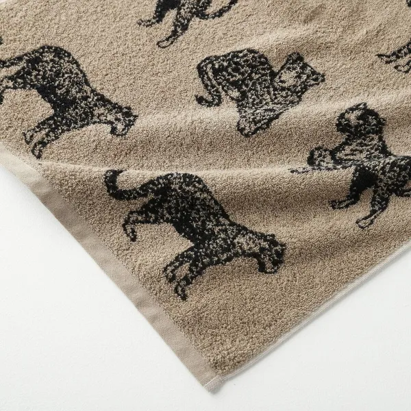 Froté Súprava kúpeľňového textilu s motívom leoparda 450g/m2