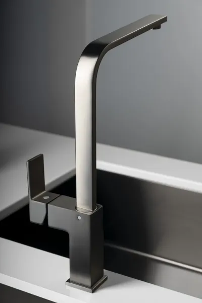 SAPHO SAPHO - FRACTO stojánkova drezová batéria, gun metal FA125GM
