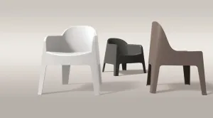 Prosperplast Záhradná stolička MILANES 58x60x73,5 cm hnedá