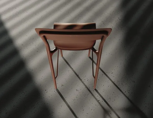 Prosperplast Záhradná vysoká barová stolička RIMOS 52x54,5x107,5 cm šedá